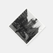 ヴィンテージドイツミュンヘンチャーチマリエンプラッツ スタンダードカクテルナプキン (角)