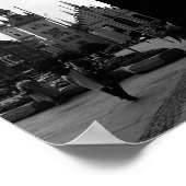 ヴィンテージドイツミュンヘンチャーチマリエンプラッツ ポスター (角)