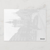 ヴィンテージドイツミュンヘンチャーチマリエンプラッツ ポストカード (裏面)