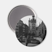 ヴィンテージドイツミュンヘンチャーチマリエンプラッツ マグネット (正面/裏面)