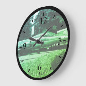 ヴィンテージドイツミュンヘンドイッチミュージアムスターファイター ラージ壁時計 (傾斜)