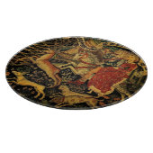 ヴィンテージドイツ中世ルネッサンスラブ狩り カッティングボード (角)