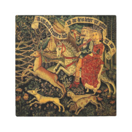 ヴィンテージドイツ中世ルネッサンスラブ狩り メタルプリント