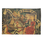 ヴィンテージドイツ中世ルネッサンスラブ狩り 枕カバー (裏面)