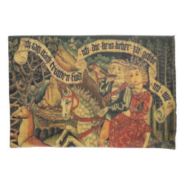 ヴィンテージドイツ中世ルネッサンスラブ狩り 枕カバー