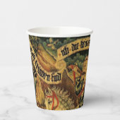 ヴィンテージドイツ中世ルネッサンスラブ狩り 紙コップ (左)