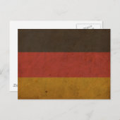 ヴィンテージドイツ国旗 ポストカード (正面/裏面)