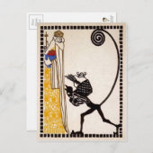 ヴィンテージドイツ国旗 ポストカード (正面/裏面)