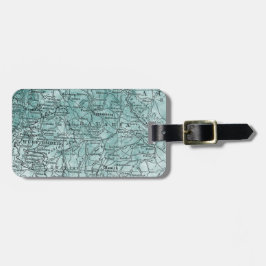 ヴィンテージドイツ地図のババリアの地域旅行 ラゲッジタグ