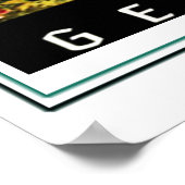 ヴィンテージドイツ夏の旅行ポスター ポスター (角)