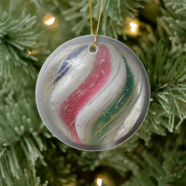 ヴィンテージドイツ手作り大理石 セラミックオーナメント