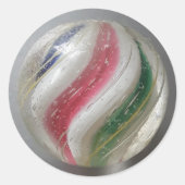 ヴィンテージドイツ手作り大理石 ラウンドシール (正面)