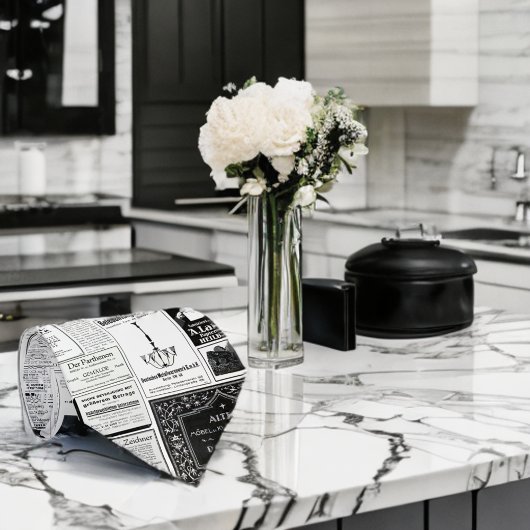 ヴィンテージドイツ新聞広告1900年代初期のビジネス ネクタイ