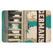 ヴィンテージドイツ旅行ポスター マグネット (横)