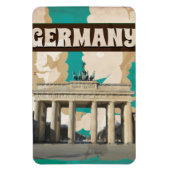ヴィンテージドイツ旅行ポスター マグネット (縦)