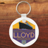 ヴィンテージドイツ海ライナー画像 キーホルダー (正面)