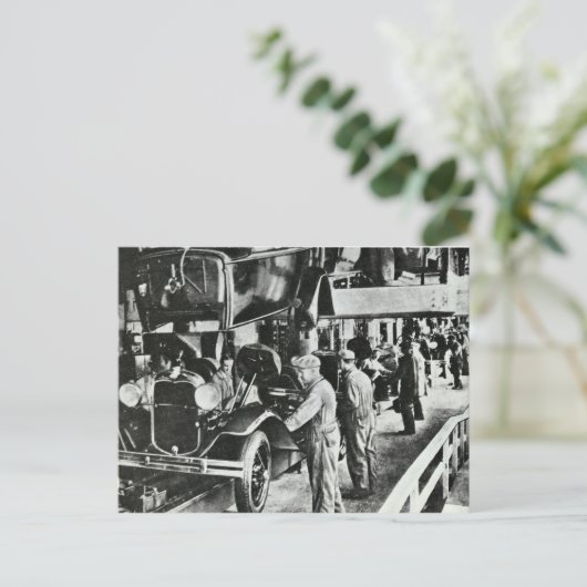 ヴィンテージドイツ車のはがき ポストカード (スタンド正面)