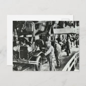 ヴィンテージドイツ車のはがき ポストカード (正面/裏面)