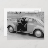 ヴィンテージドイツ車はがき ポストカード (正面/裏面)
