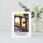 ヴィンテージドイツ黒森アート ポストカード (スタンド正面)