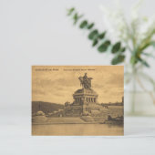 ヴィンテージドイツ、コブレンツアムライン ポストカード (スタンド正面)