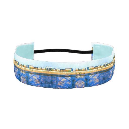 ヴィンテージドイツ・ベルリンの壁 アスレチックヘッドバンド (正面)