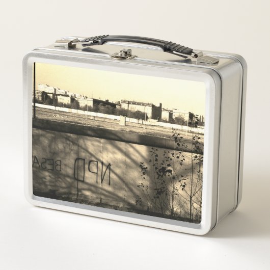 ヴィンテージドイツ・ベルリンの壁 メタルランチボックス (正面)