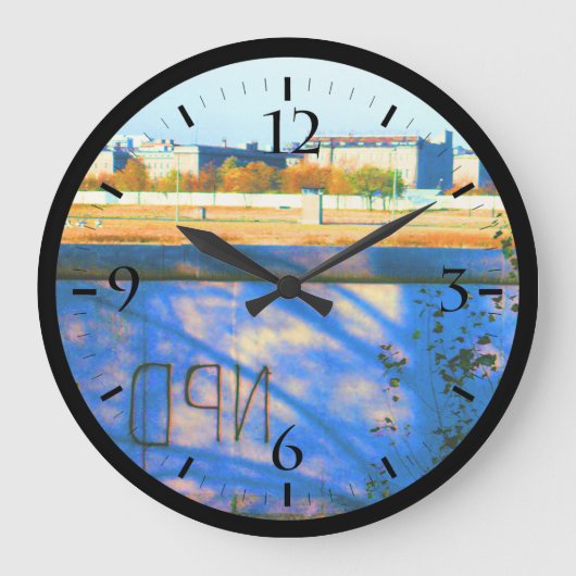 ヴィンテージドイツ・ベルリンの壁 ラージ壁時計 (正面)