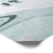 ヴィンテージドイツ、ベルリン、ブランデンブルク門 ポスター (角)