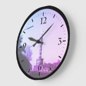 ヴィンテージドイツBerlin 17th 6月通りLarge ラージ壁時計 (傾斜)