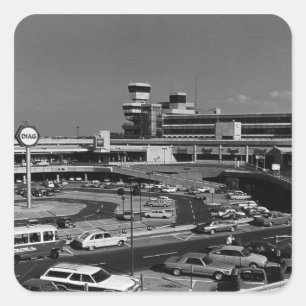 ヴィンテージドイツBerlin The Tegel Airport 1970 スクエアシール