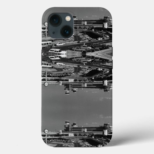 ヴィンテージドイツBerlin The Tegel Airport Case-Mate iPhoneケース (裏面)