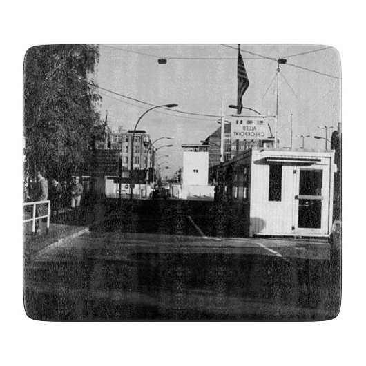 ヴィンテージドイ縁どツは東エストベルリンを投稿 カッティングボード (正面)