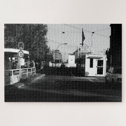 ヴィンテージドイ縁どツは東エストベルリンを投稿 ジグソーパズル (横)