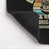 ヴィンテージドゥフレスンアンドレディング魚釣りチャーター マウスパッド (コーナー)