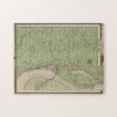 ヴィンテージドゥブケIAの地図(1875) ジグソーパズル (横)