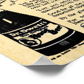 ヴィンテージドクタースートルートビールプリント ポスター (角)