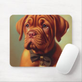 ヴィンテージドグドゥボルドーズ絵を描ス マウスパッド (マウス)