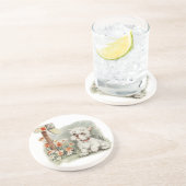 ヴィンテージドッグアートコースター コースター (側面)