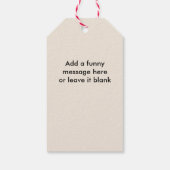 ヴィンテージドッグウーフメリークリスマスラブラドール ギフトタグ (裏面)