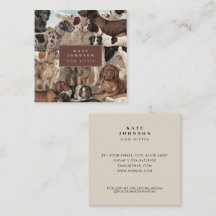 ヴィンテージドッグシッターのトレーナー気に動物