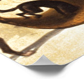 ヴィンテージドッグズサーカスイラストレーションアートオールドアンティーク ポスター (角)