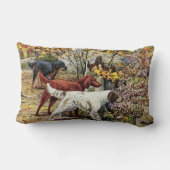 ヴィンテージドッグセッタートリオランバーピロー ランバークッション (裏面)