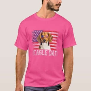 ヴィンテージドッグパパレトロベーグルパパ父の日 Tシャツ