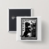 ヴィンテージドッグブックライブラリー 缶バッジ (正面&裏面)