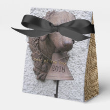 ヴィンテージドッグベルと鍵ドッグ年2018好意ボックス