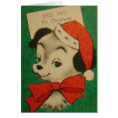 ヴィンテージドッグホホホーそれはクリスマスだ (正面)