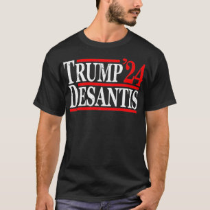 ヴィンテージドナルドトランプRon DeSantis 2024 Tシャツ