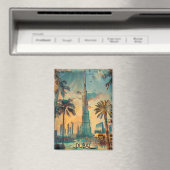 ヴィンテージドバイ統一されたアラブ首長国連邦ブルジュハリファ マグネット (インサイチュ (食洗機))