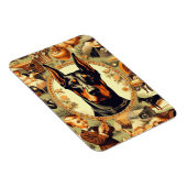 ヴィンテージドバーマンイラストレーション マグネット (右側)